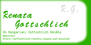 renata gottschlich business card